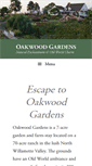 Mobile Screenshot of oakwood-gardens.com